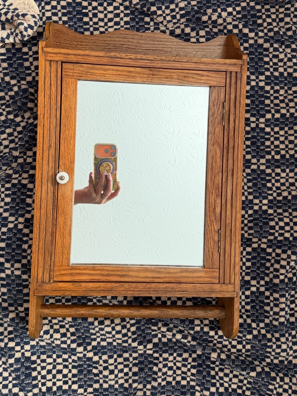 1900s primitive medicine cabinet